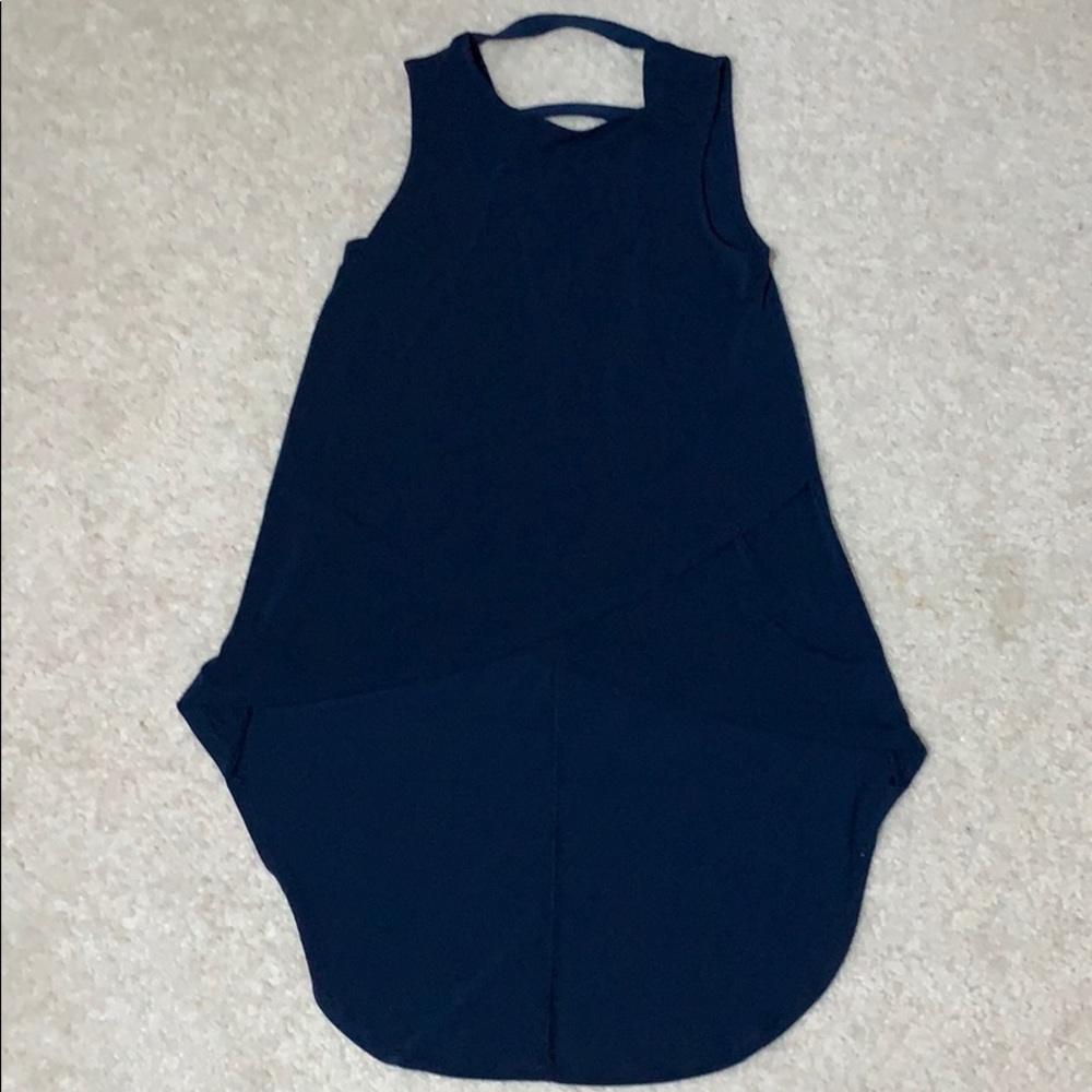 Express high-low tank top
